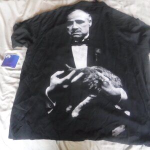 The God Father Mens Black T shirt Mens Size XXL New